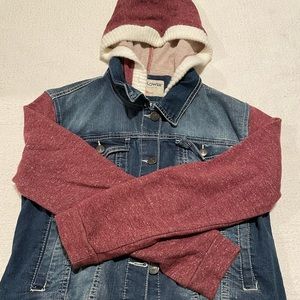 Denim Hooded Jacket